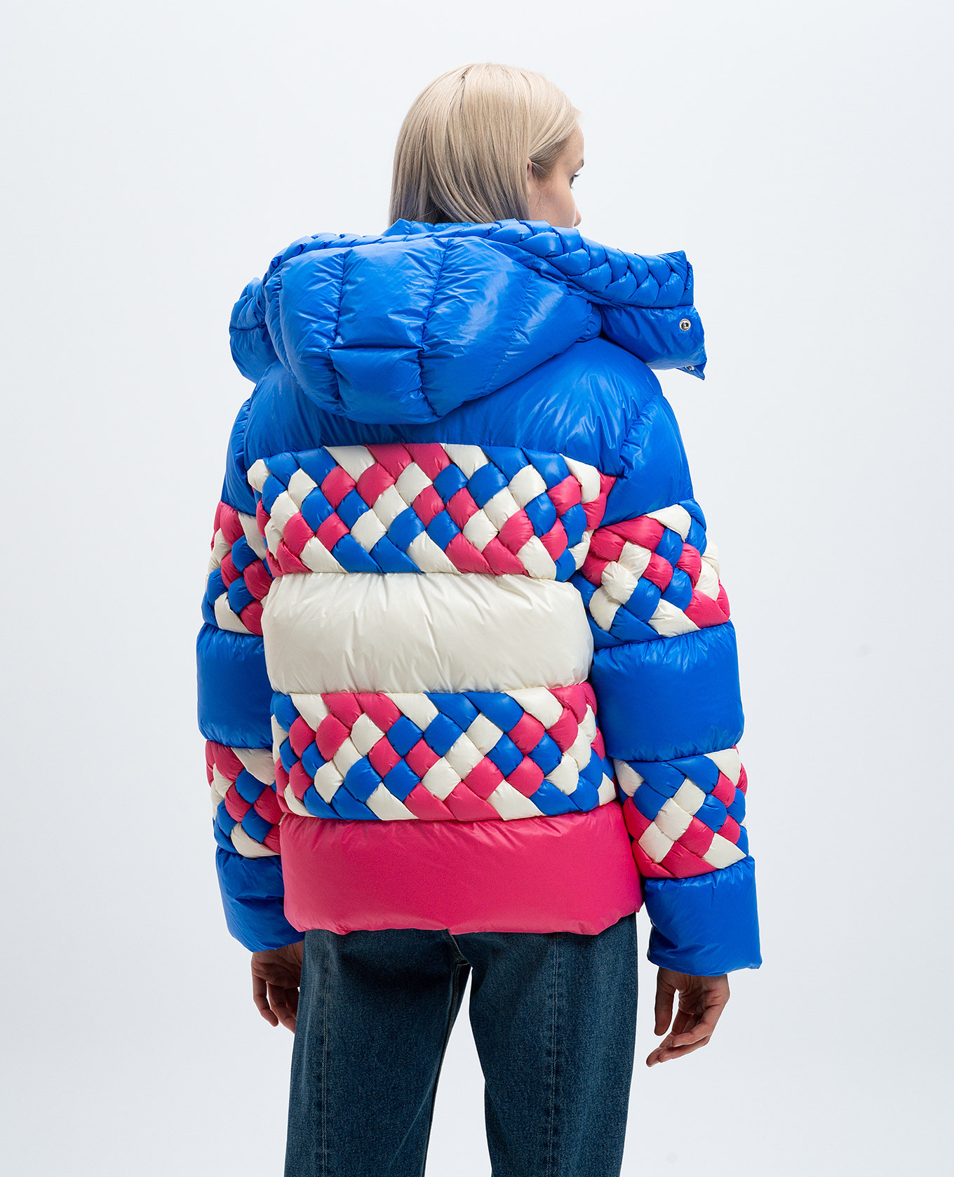 

Blue quilted down jacket Raxxy, Light blue