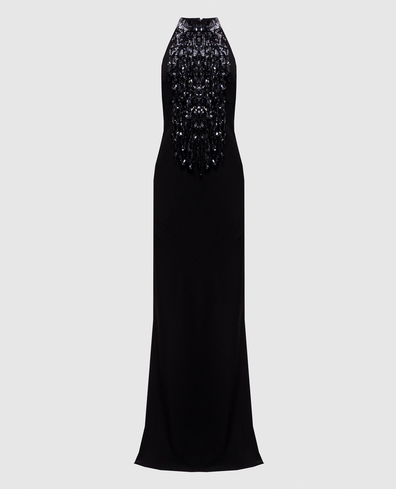Black silk sequin dress Brunello Cucinelli