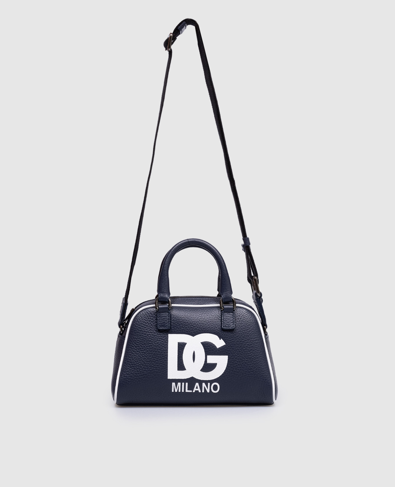 

Children's leather bag Vowling with logo Dolce&Gabbana, Blue