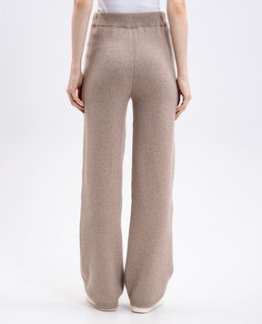 Peserico Beige wool pants with lurex S94108F07Y09160