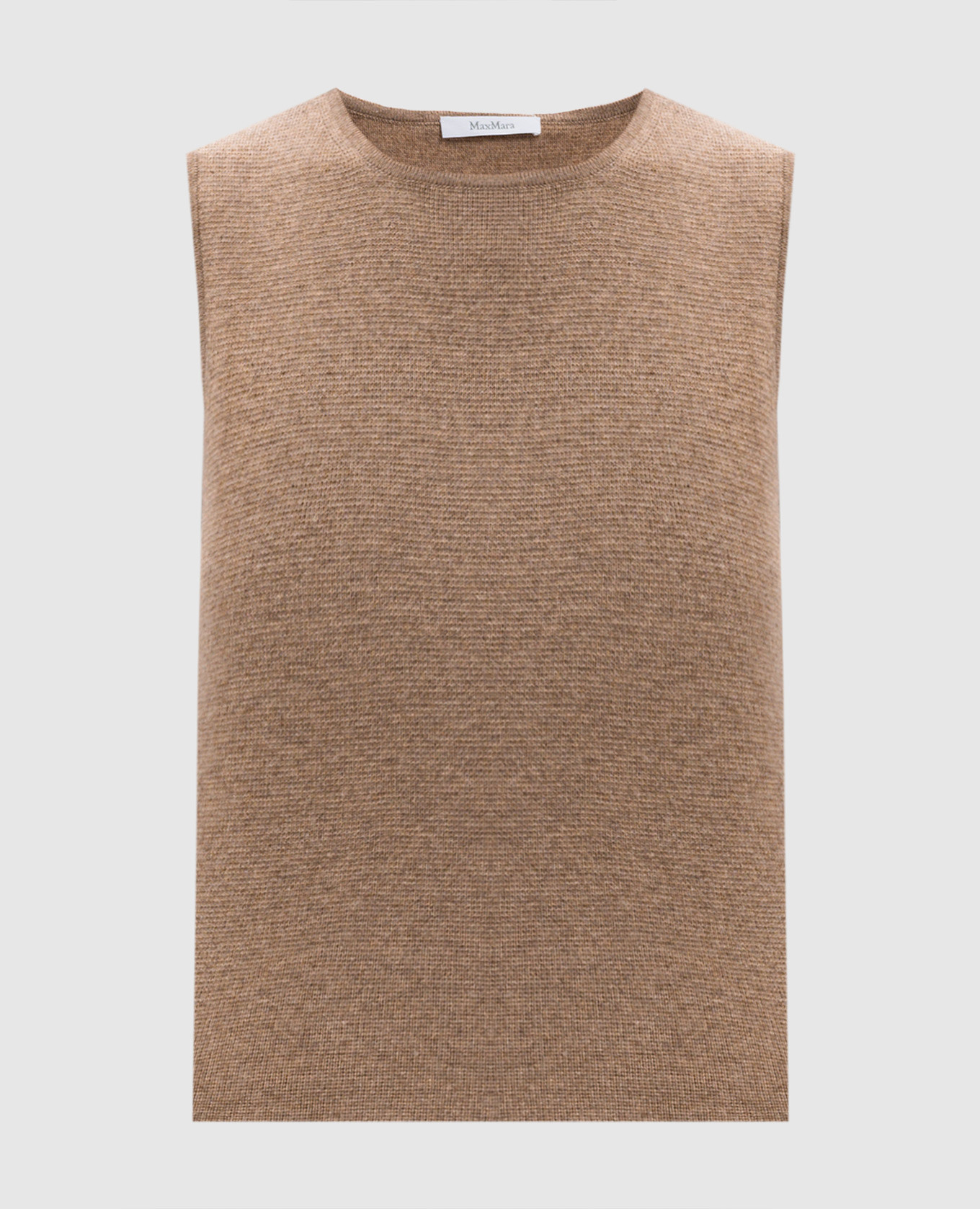 

Beige wool and cashmere top Max Mara