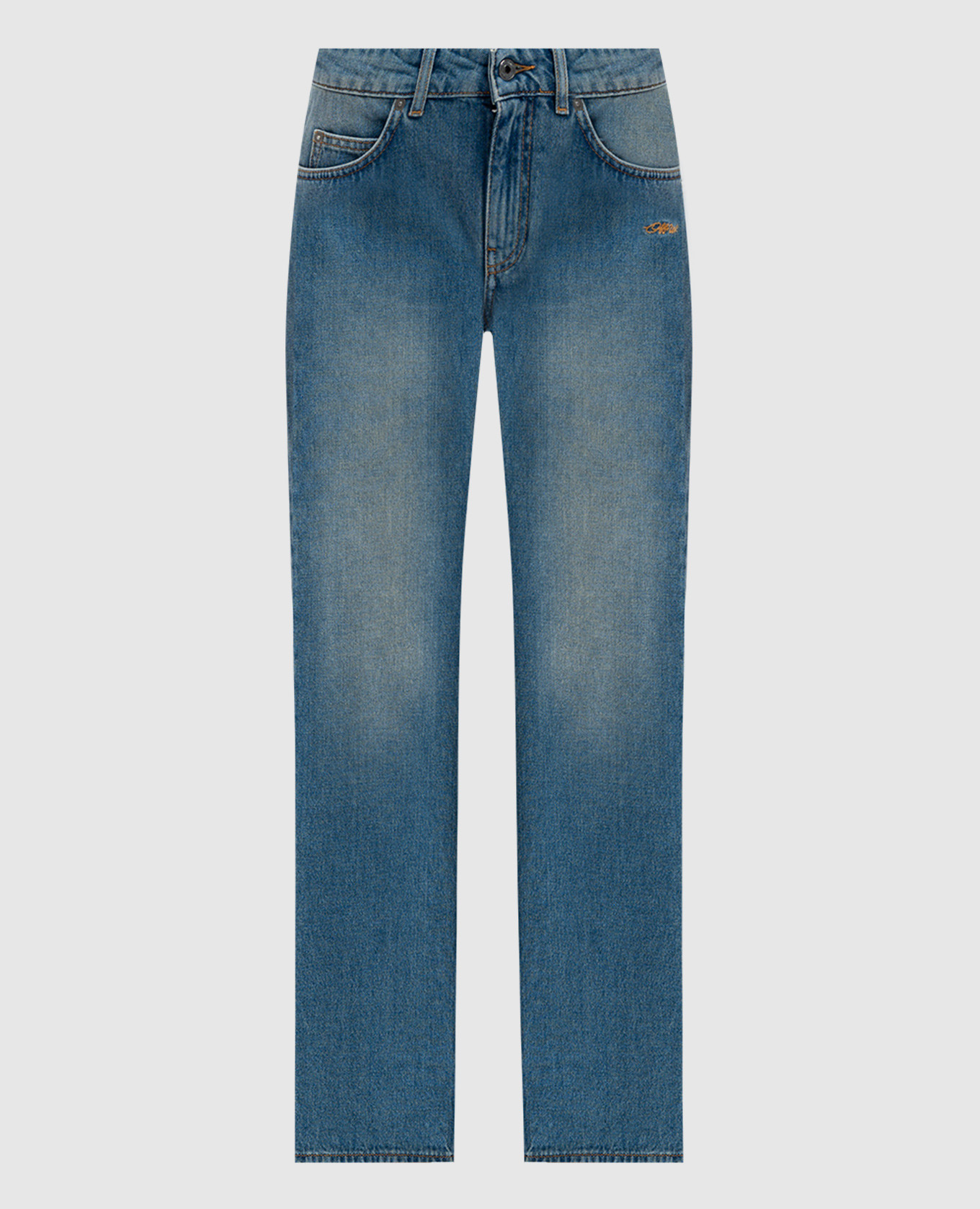 

Blue jeans with a distressed effect Off-White