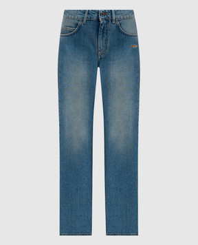 Off-White Blue jeans with a distressed effect OWYA059F24DEN001