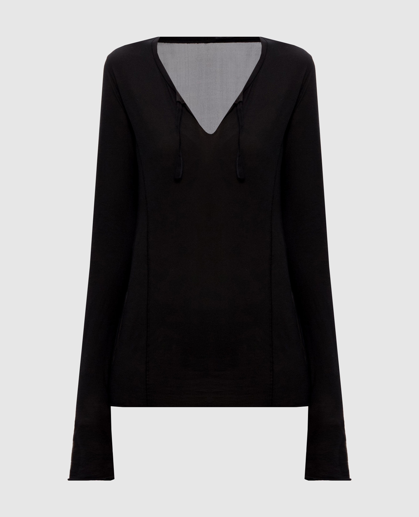 

Black long sleeve with silk Masnada
