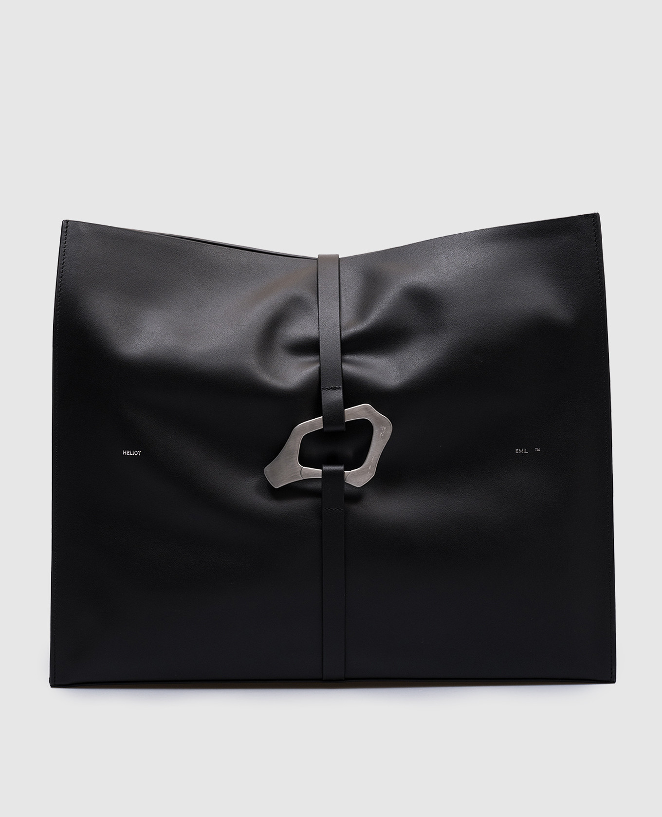 

Luculent black tote bag Heliot Emil