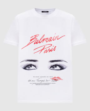 Balmain White Beauty T-shirt EF0EF145GE90