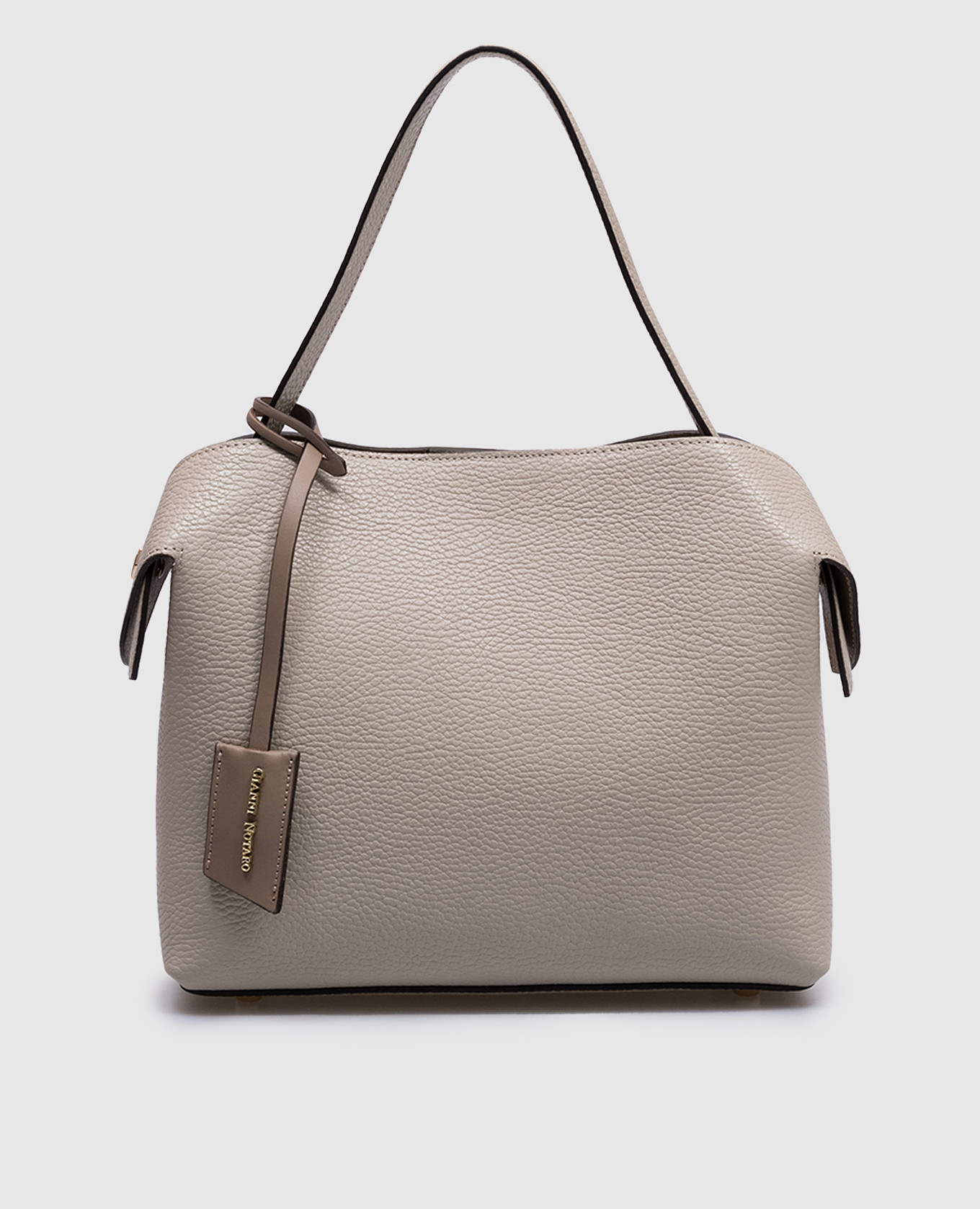 

Beige leather bag with squirrel Gianni Notaro