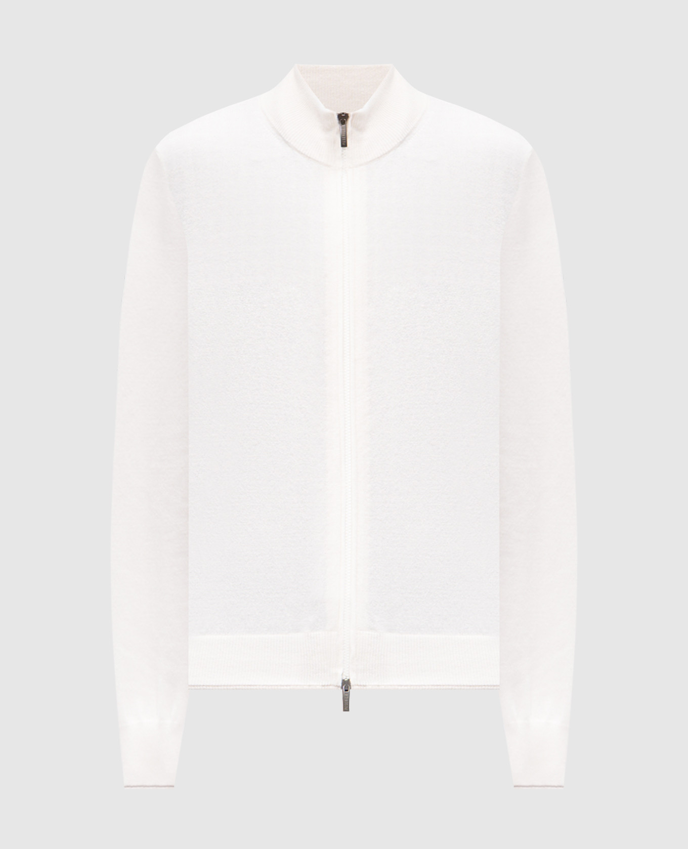 

White wool and cashmere cardigan Peserico