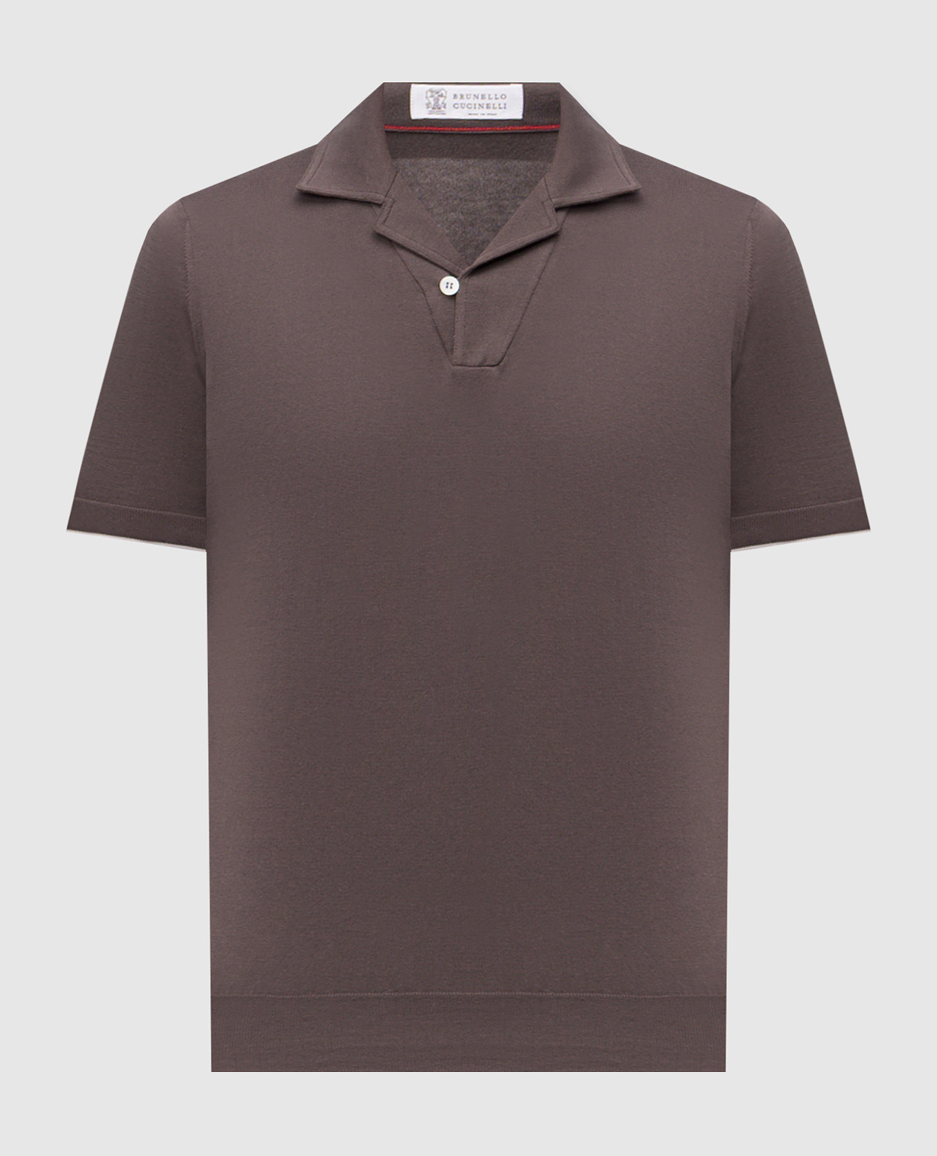 

Brown polo Brunello Cucinelli