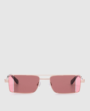 Off-White Cortez Gold/Pink Sunglasses OERI14AS25MET001