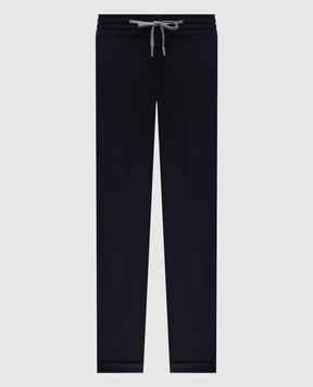 Marco Pescarolo Blue wool pants CARACCIOLO5243