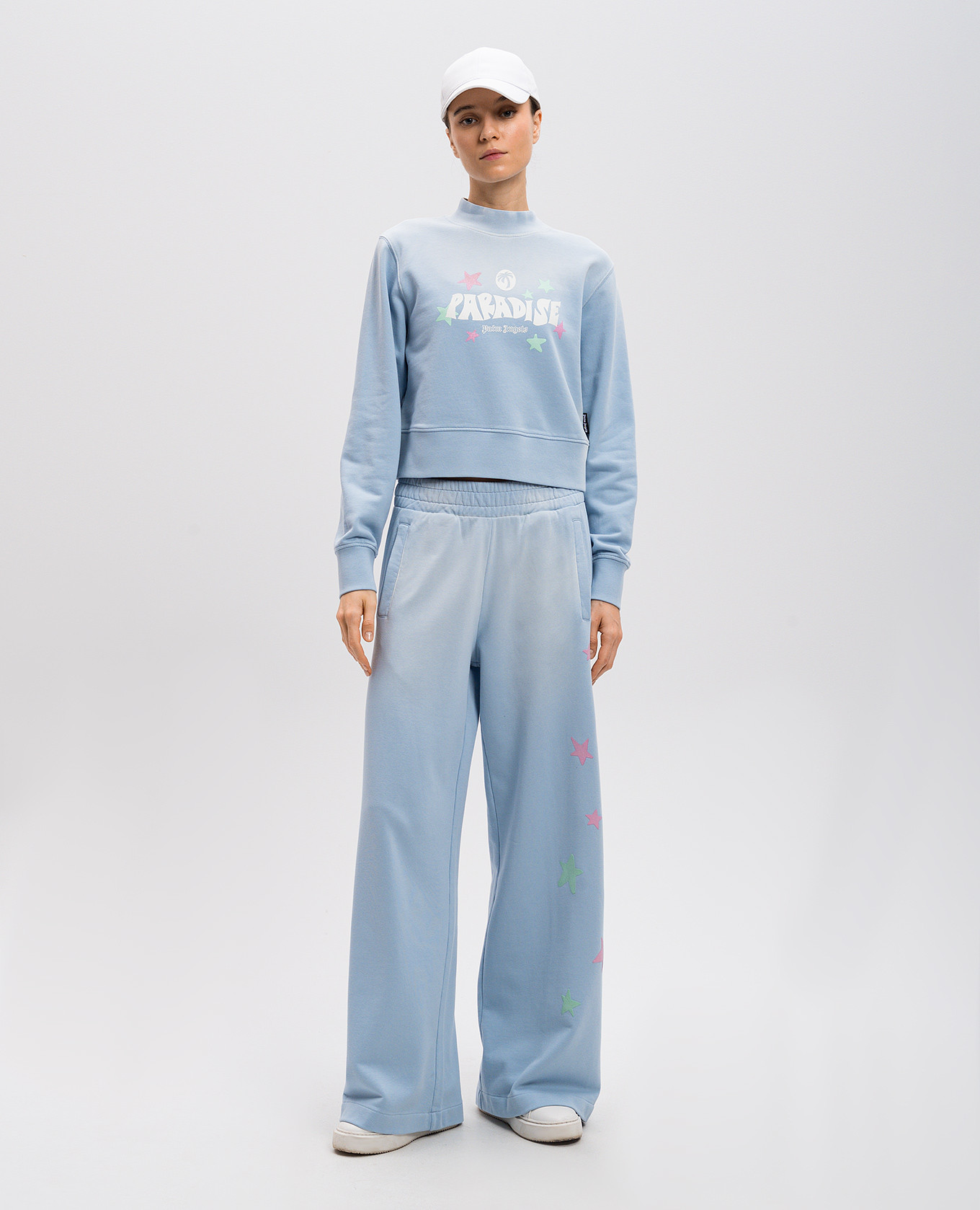 

Paradise blue print sweatpants Palm Angels, Light blue