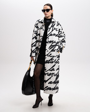 Balmain Reversible coat in Love Letter print EF1UE100VH64