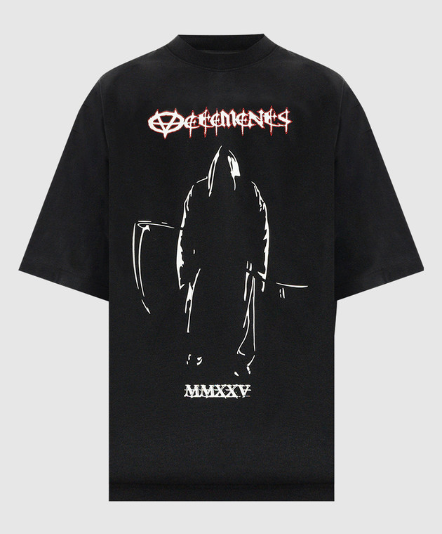 【VETEMENTS】ブラック XXX ロゴ Tシャツ 24615369_54908125_322.jpg