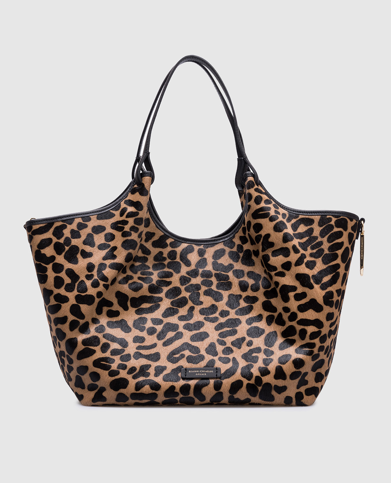 

Dua leather tote bag in animalistic print Gianni Chiarini, Brown