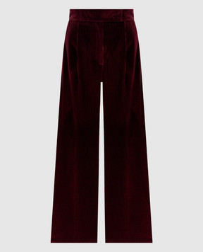 Max Mara BOSSO burgundy corduroy pants BOSSO1234