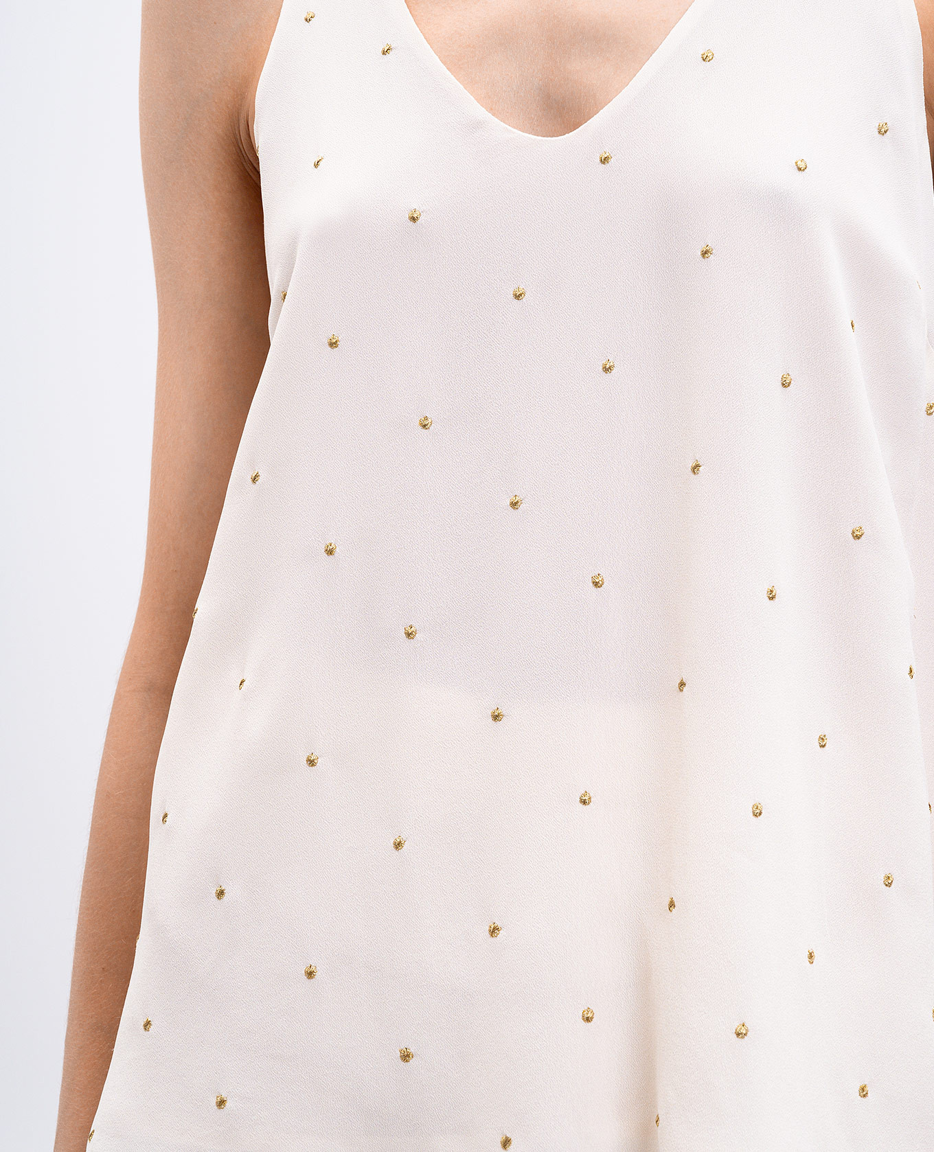 Beige top with lurex Twinset 5