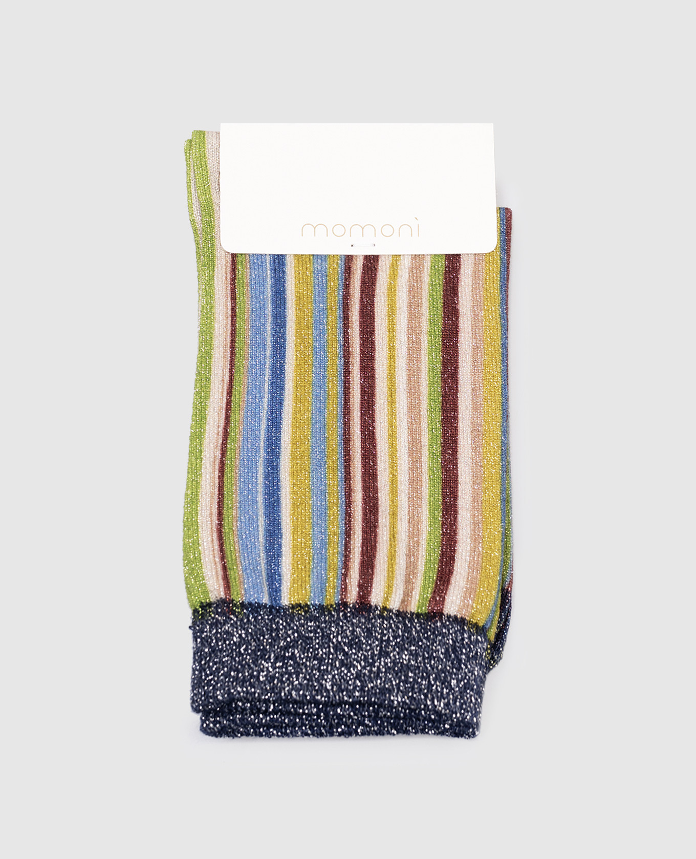 

Green striped socks Momoni