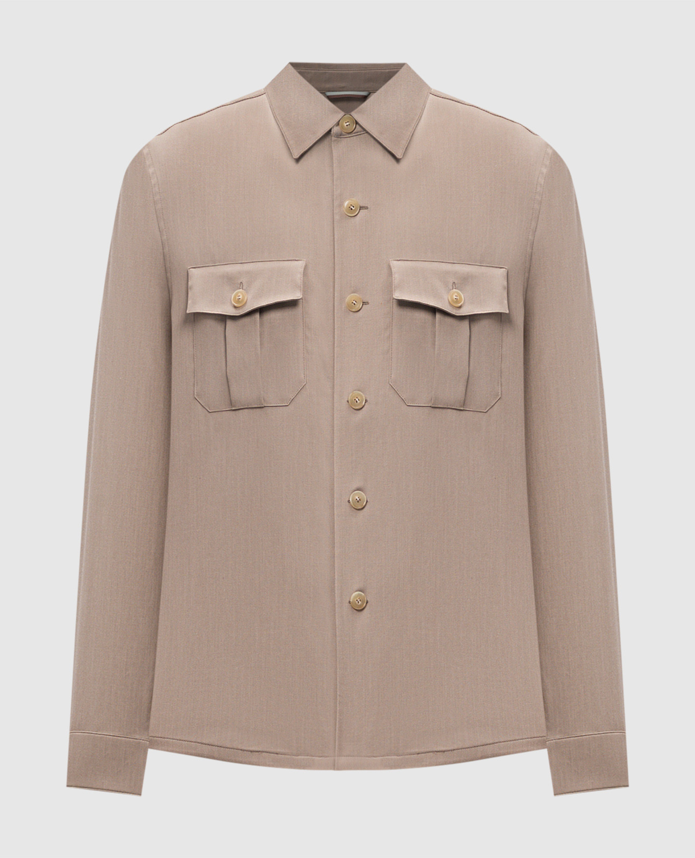 

Brown shirt with pockets Canali