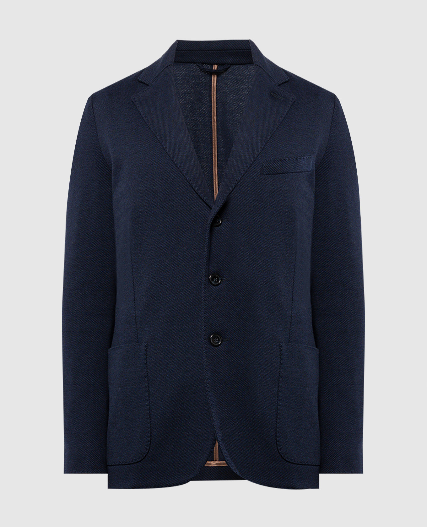 

Blue blazer with wool Enrico Mandelli