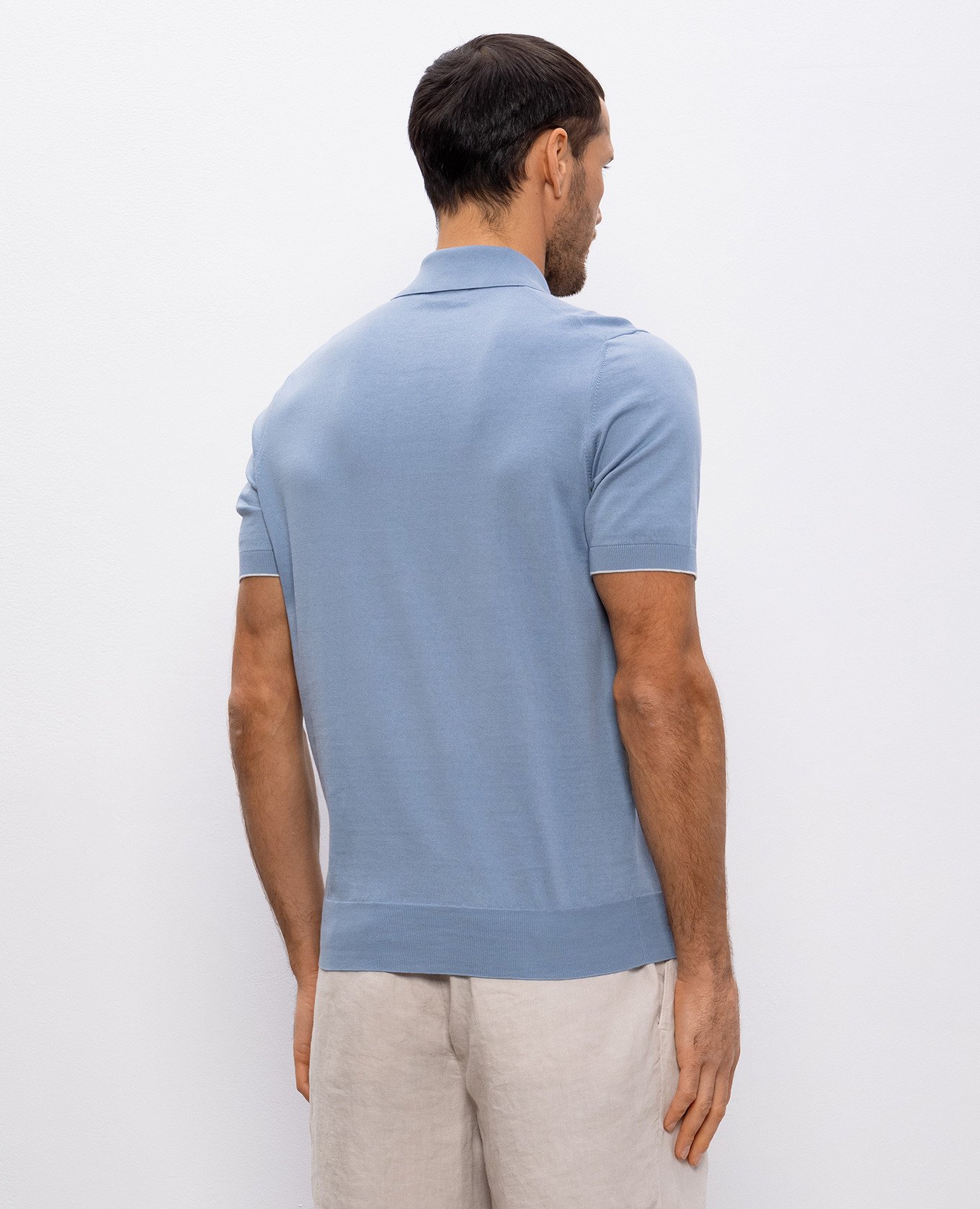 

Blue polo Brunello Cucinelli, Light blue