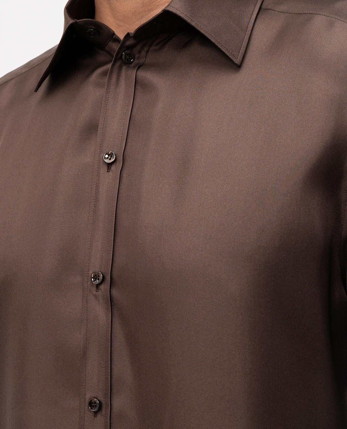 

Brown silk shirt Dolce&Gabbana