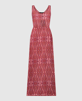 Etro Pink printed maxi dress WRHA032099IA435