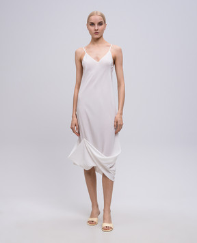 Maison Margiela MM6 White silk dress S62DG0047M35441