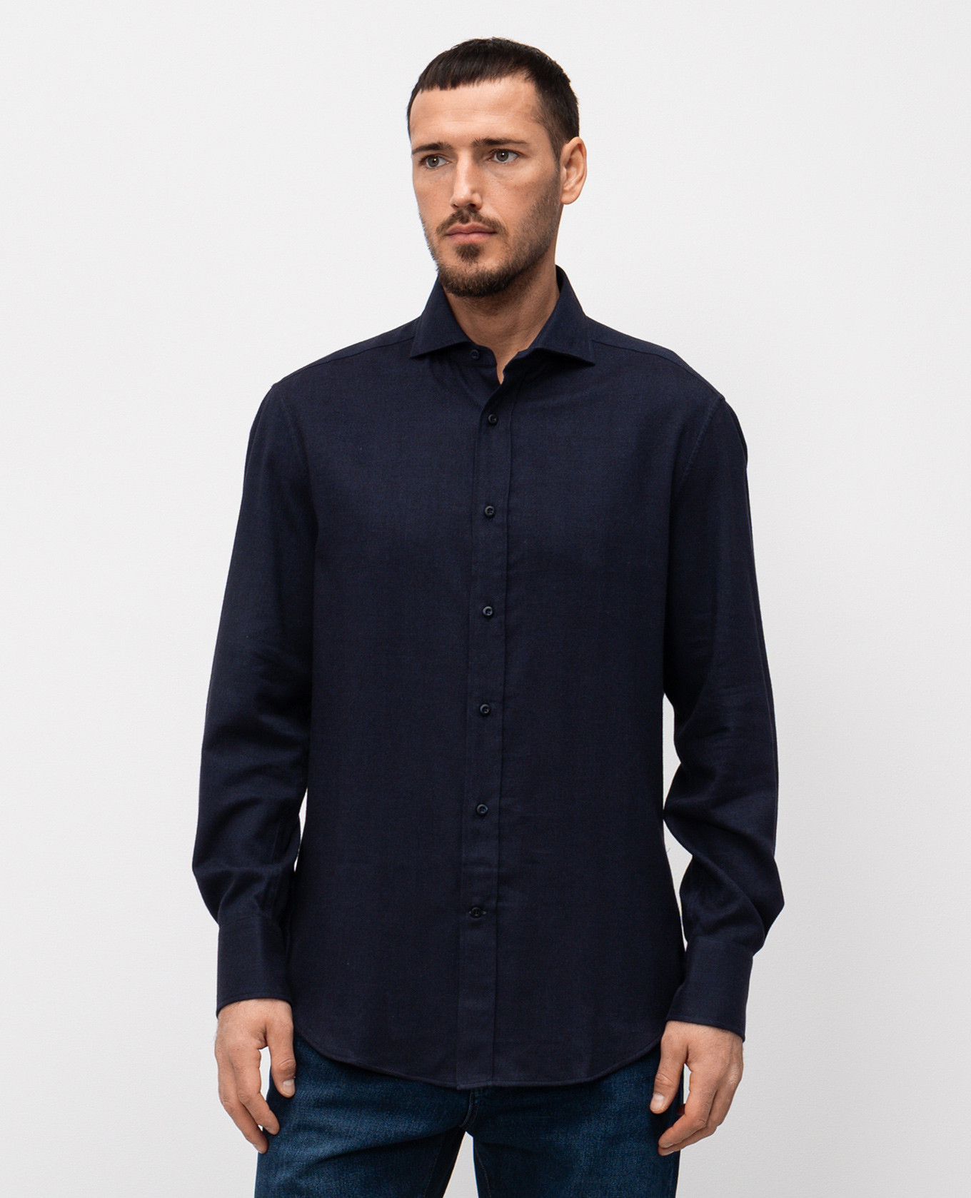 

Blue patterned shirt Brunello Cucinelli