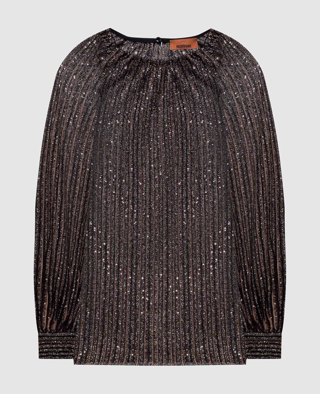 

Black blouse with lurex and sequins Missoni
