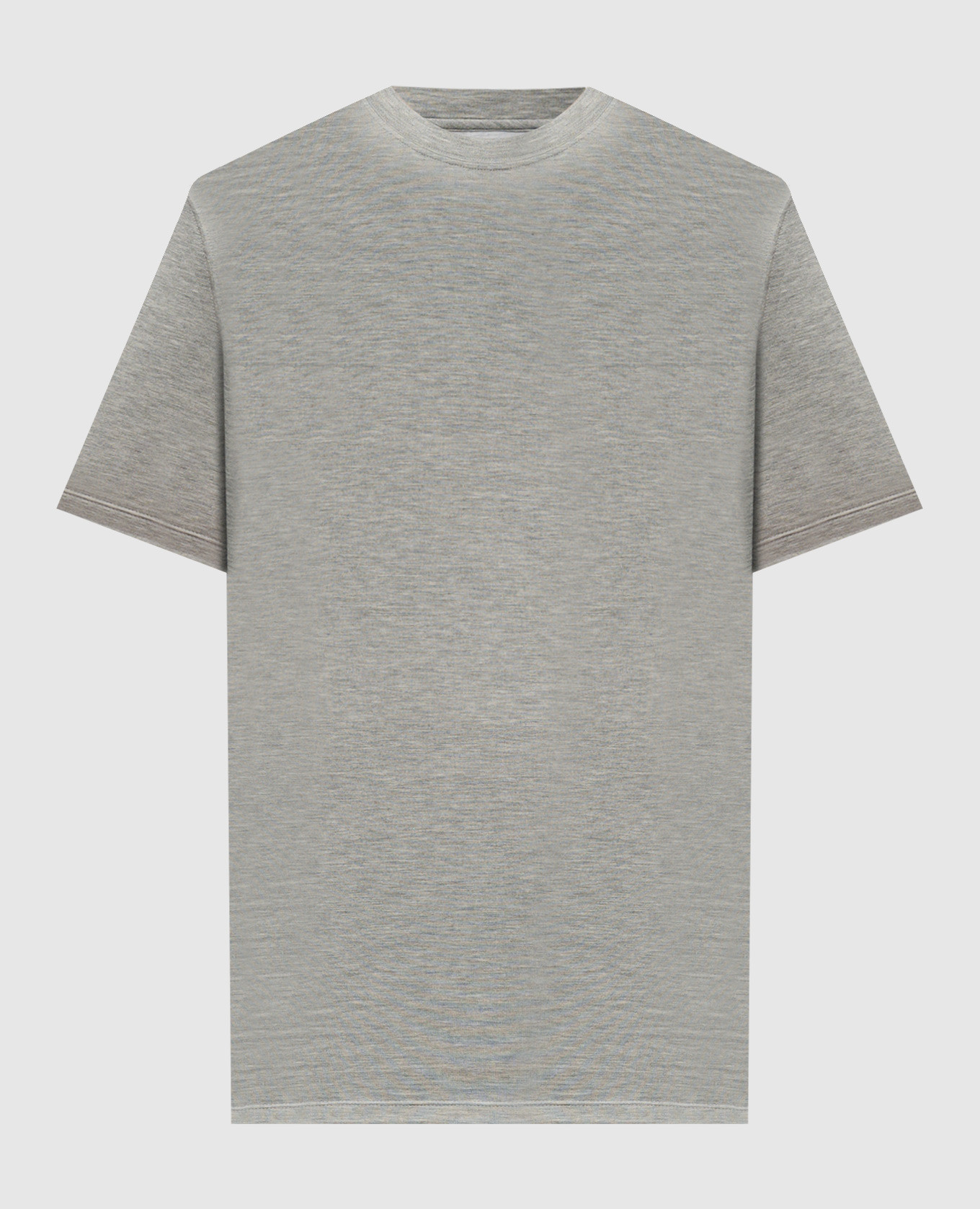 

Gray t-shirt with silk Brunello Cucinelli, Grey
