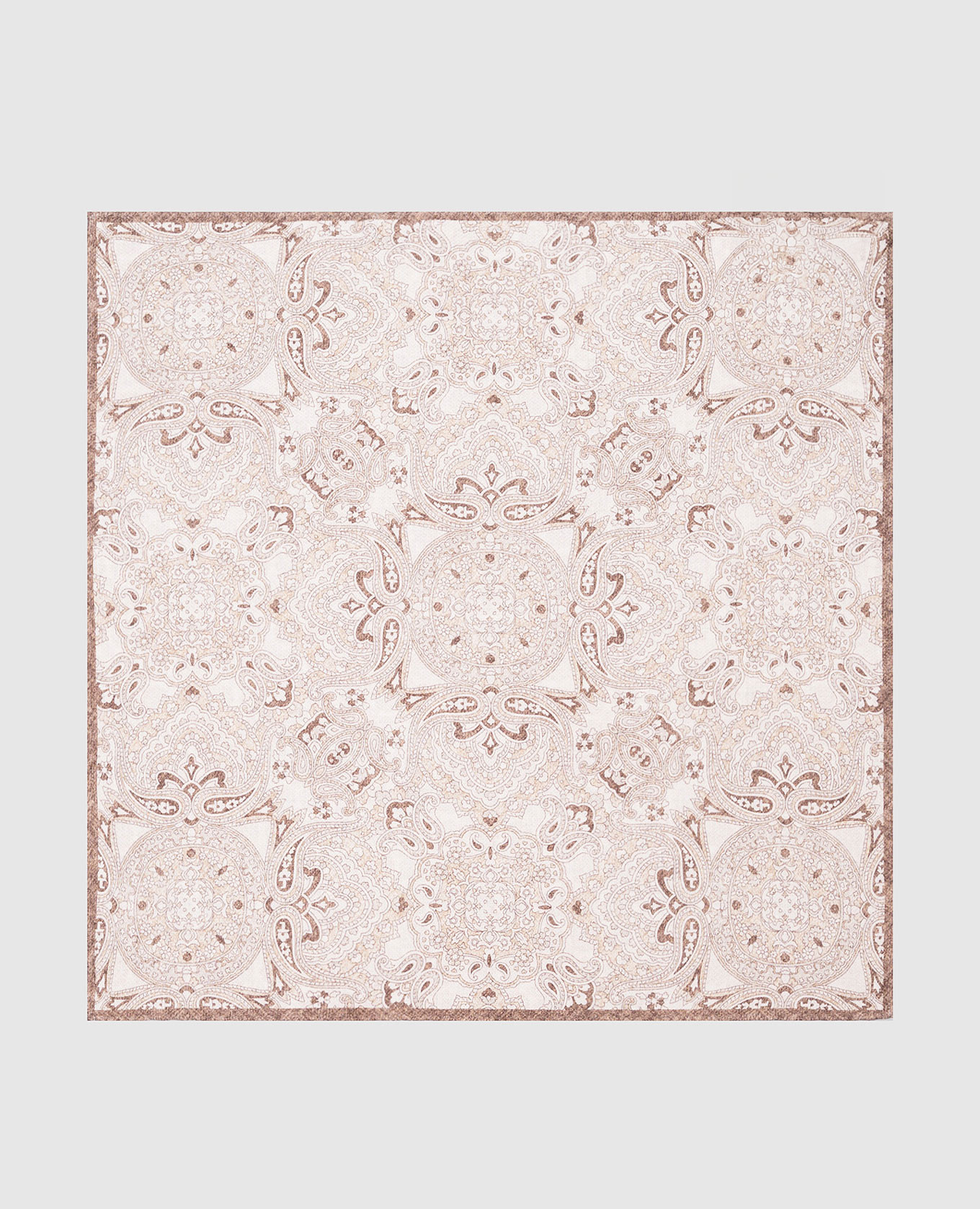 

Beige paisley silk scarf Brunello Cucinelli