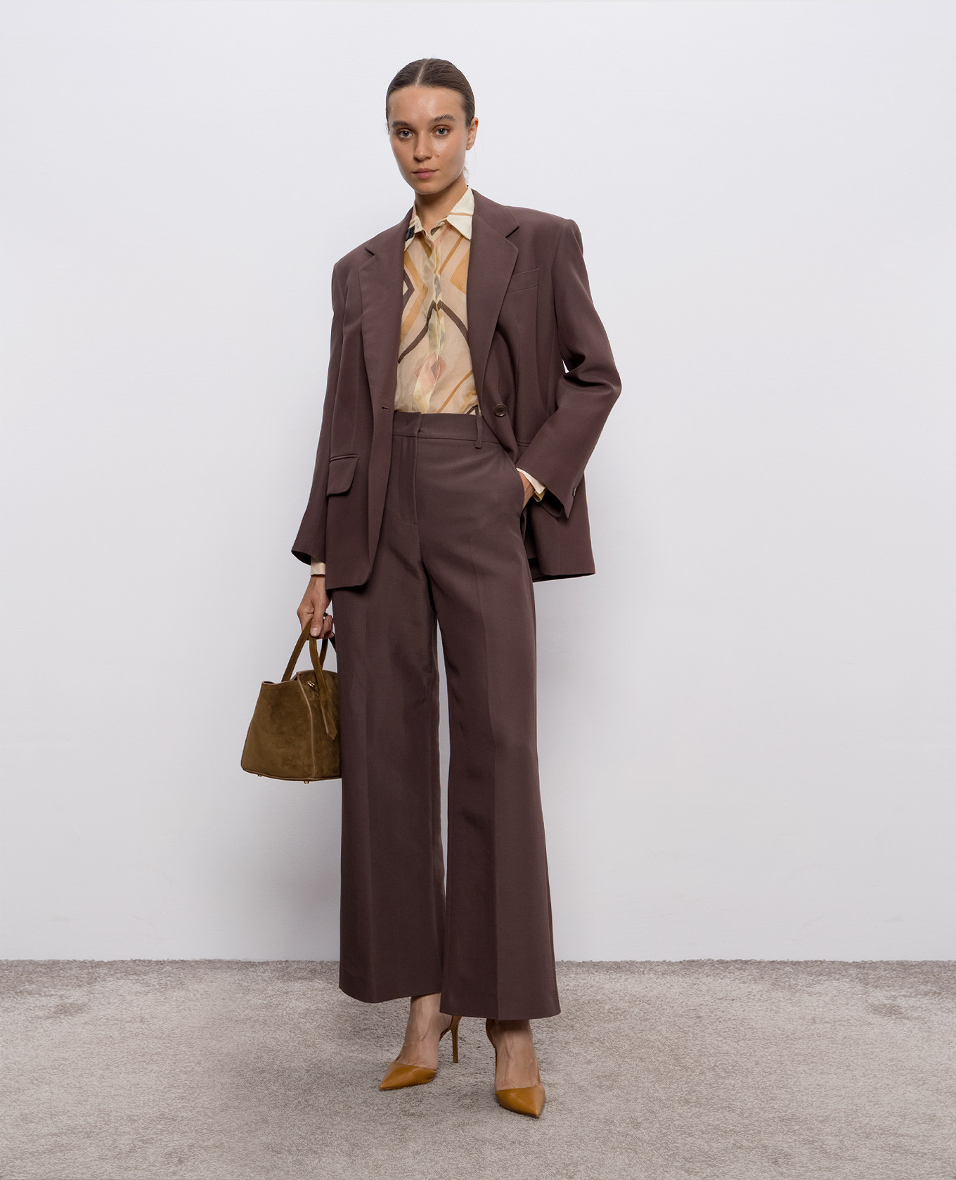

Brown pants BALLO Max Mara Weekend