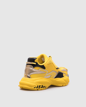 Versace Yellow Mercury combination sneakers 10163181A14022