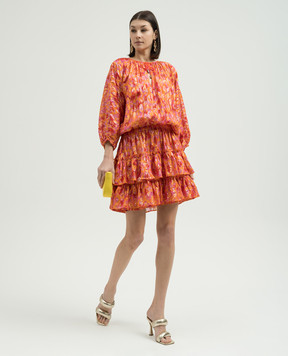 Vilebrequin Lauriane pink dress with silk and lurex LURAW335