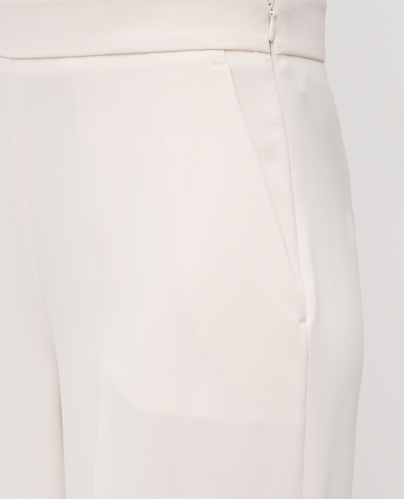 

White pants with logo Twinset