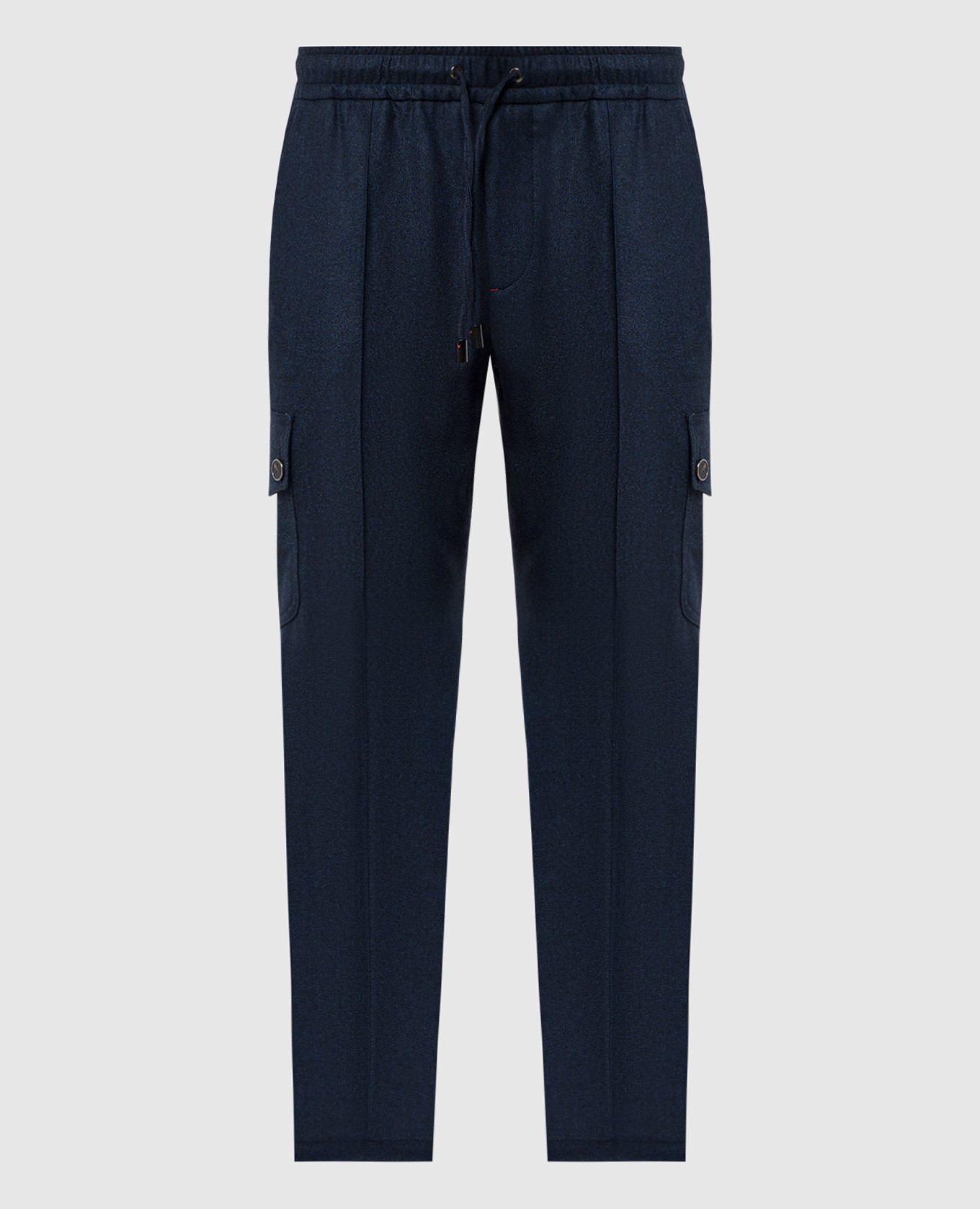 

Blue wool cargo pants ISAIA