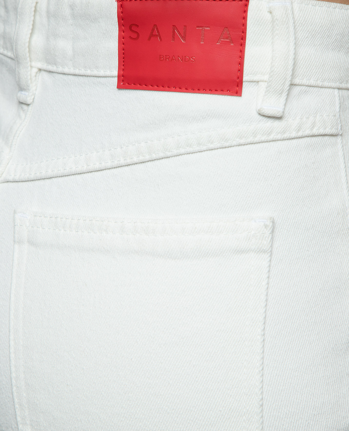 White jeans with crystals Santa Brands 5