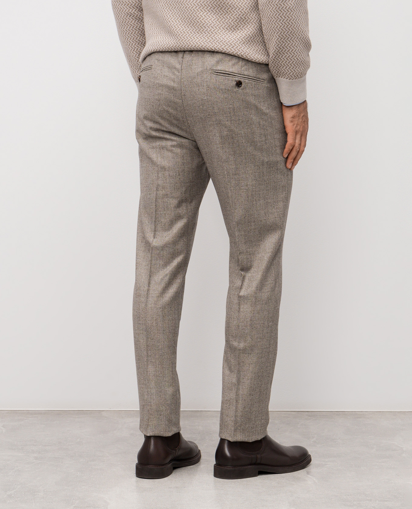 

Beige ANTON wool pants MooRER