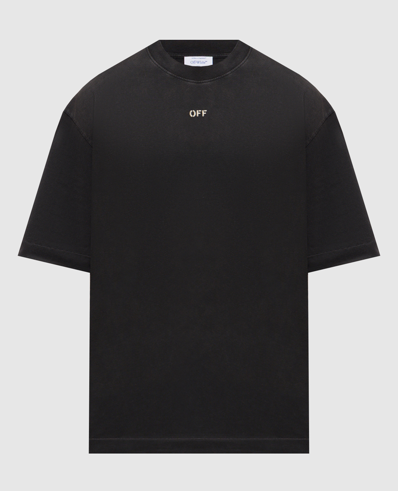 

Black T-shirt with Arrow logo patch Off-White
