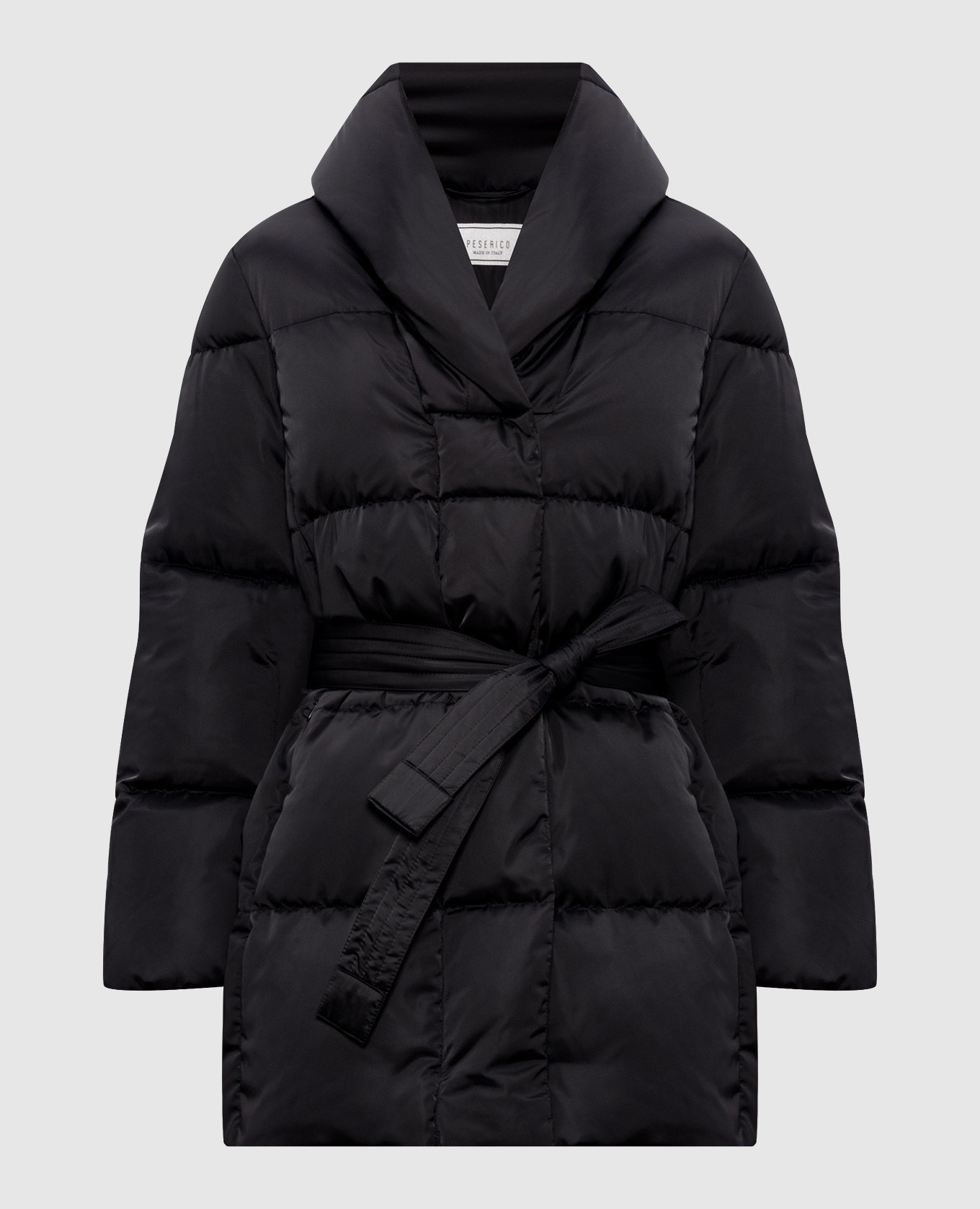 

Black quilted down jacket Peserico