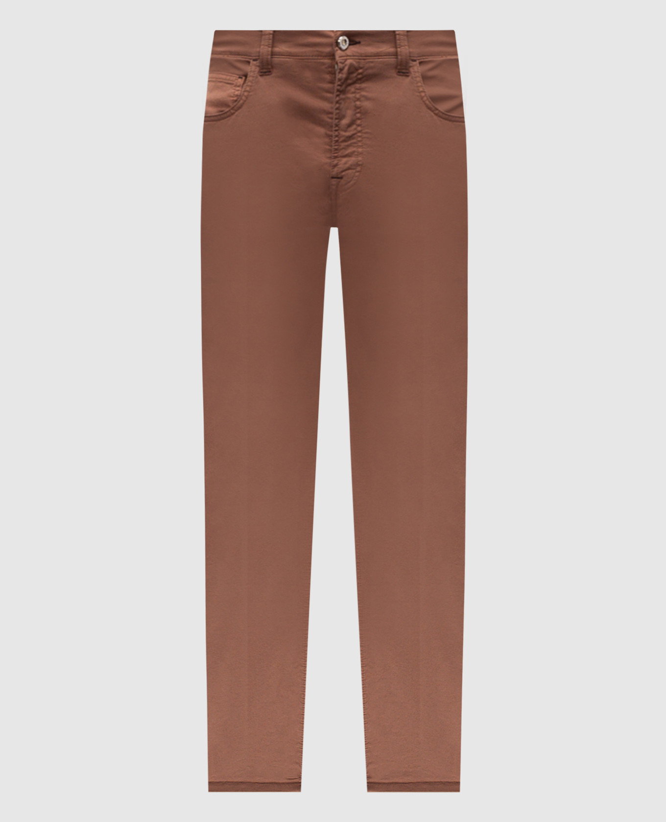 

Brown pants with logo Stefano Ricci
