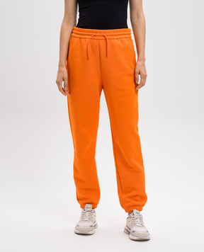 Mackage Orange joggers with textured logo NEVR
