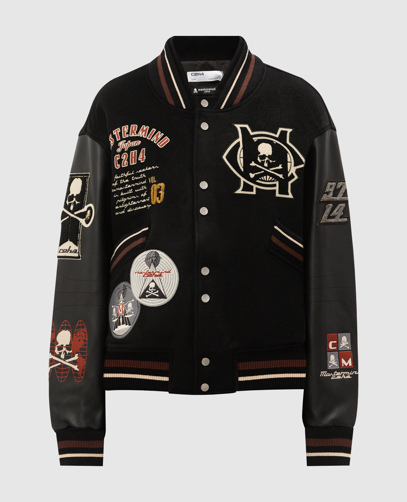 

Mastermind JAPAN Vol.3 black bomber jacket C2H4