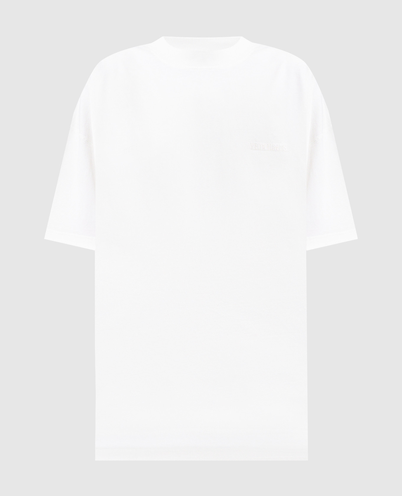

Green T-shirt with embroidered logo Vetements