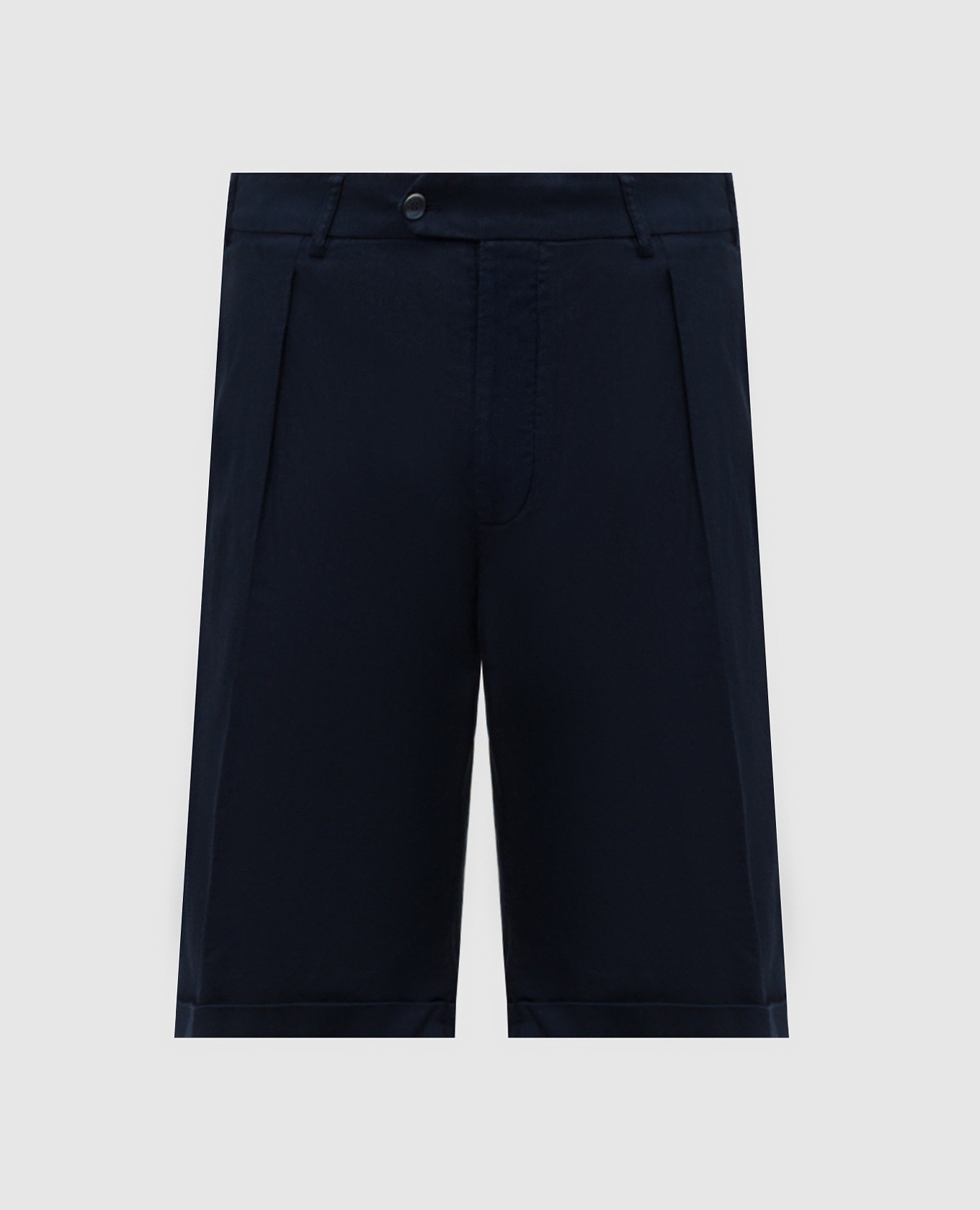 

Blue linen shorts CAPOBIANCO