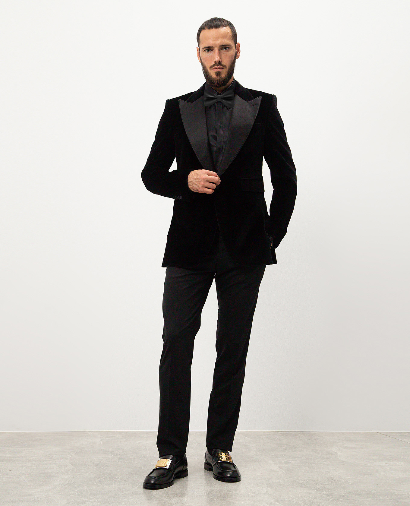 Black velvet jacket Dolce&Gabbana 2