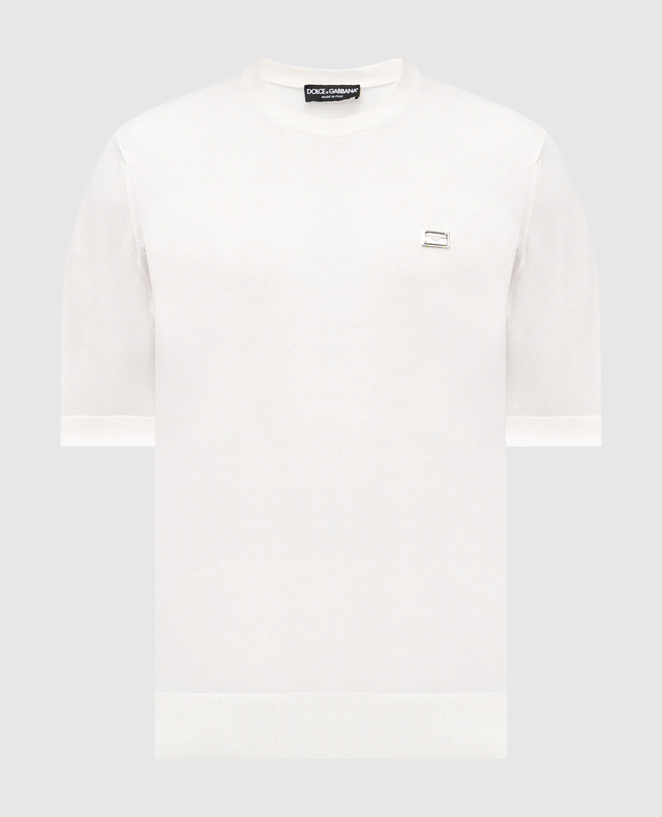 

Beige T-shirt with logo Dolce&Gabbana