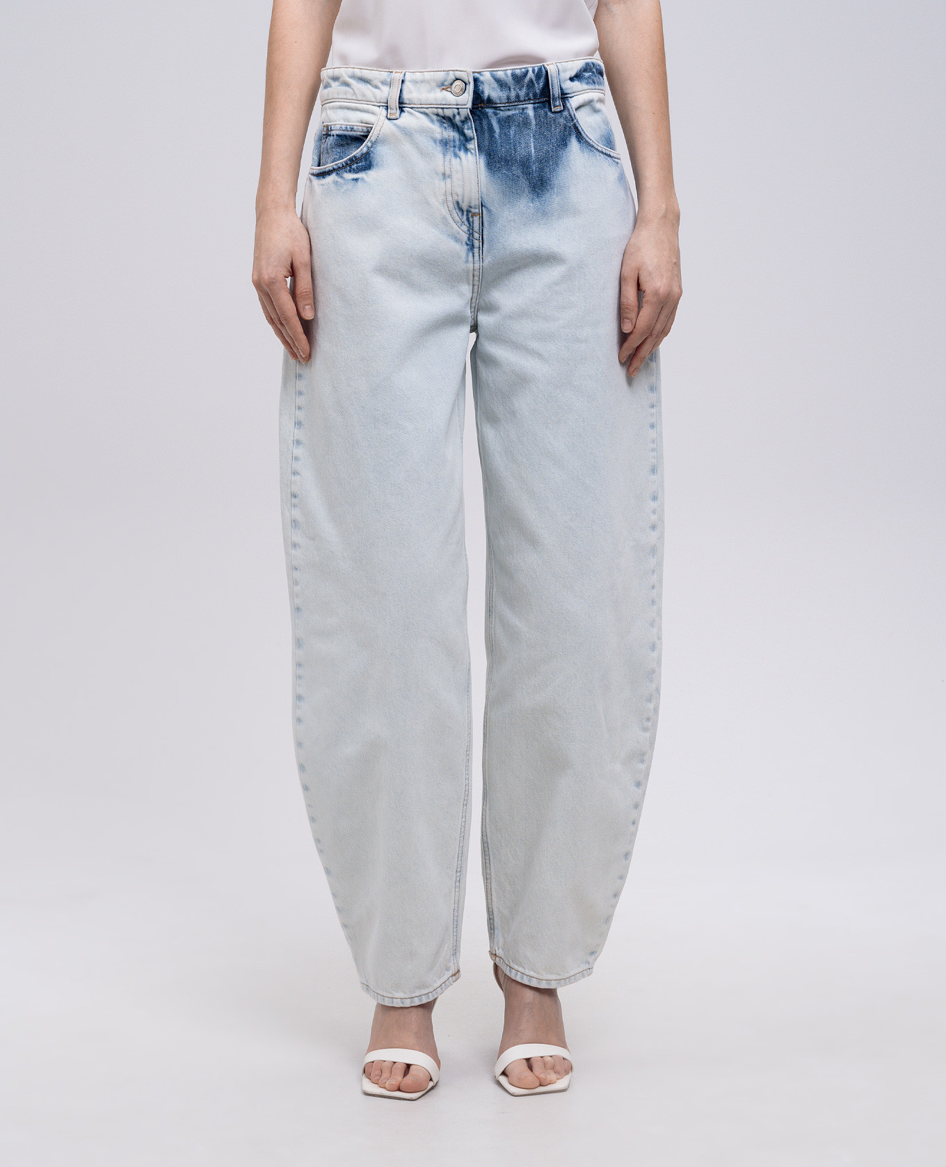 

Super bleach blue jeans Twinset Actitude, Light blue