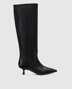 Stuart Weitzman Naomi black leather boots SJ739